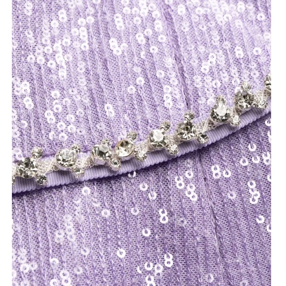 Self-Portrait sequin-embellished off-shoulder midi dress - Picture 7 of 11